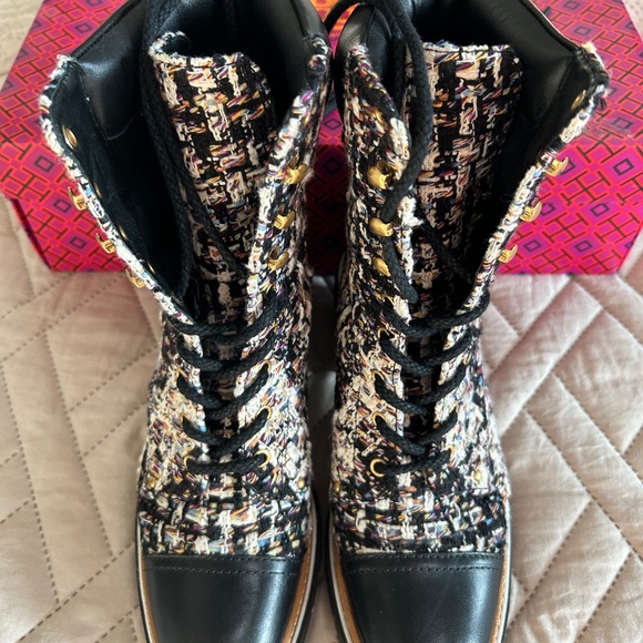 Tory Burch Miller Tweed Bootie - Picture 2 of 4